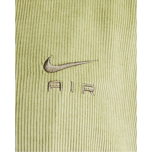 Nike Air Corduroy Fleece Full-Zip Jacket Alligator Olive Green Women’s Large - Picture 7 of 15